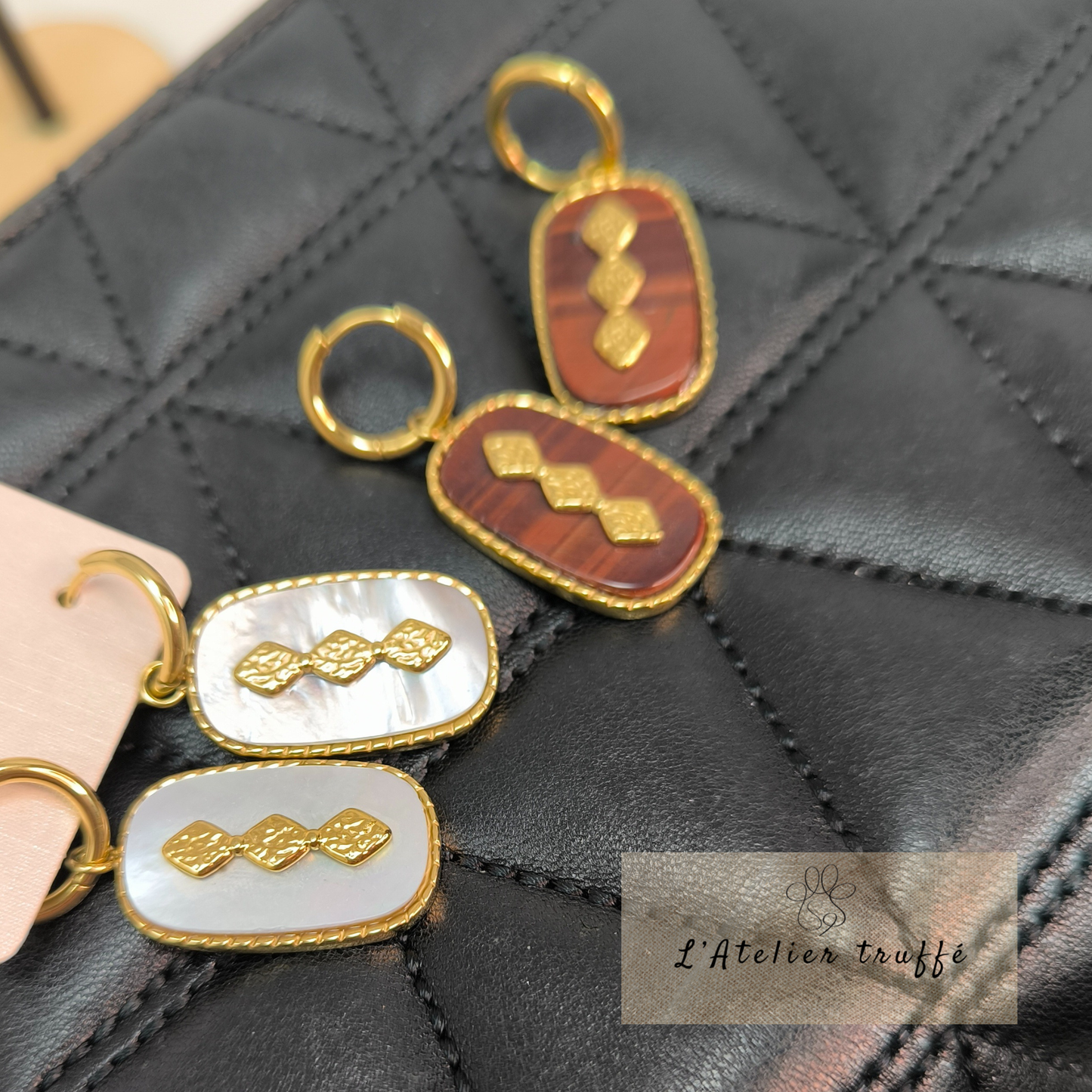 Boucles d’oreilles "Soléa Dorée" - Bohm Paris