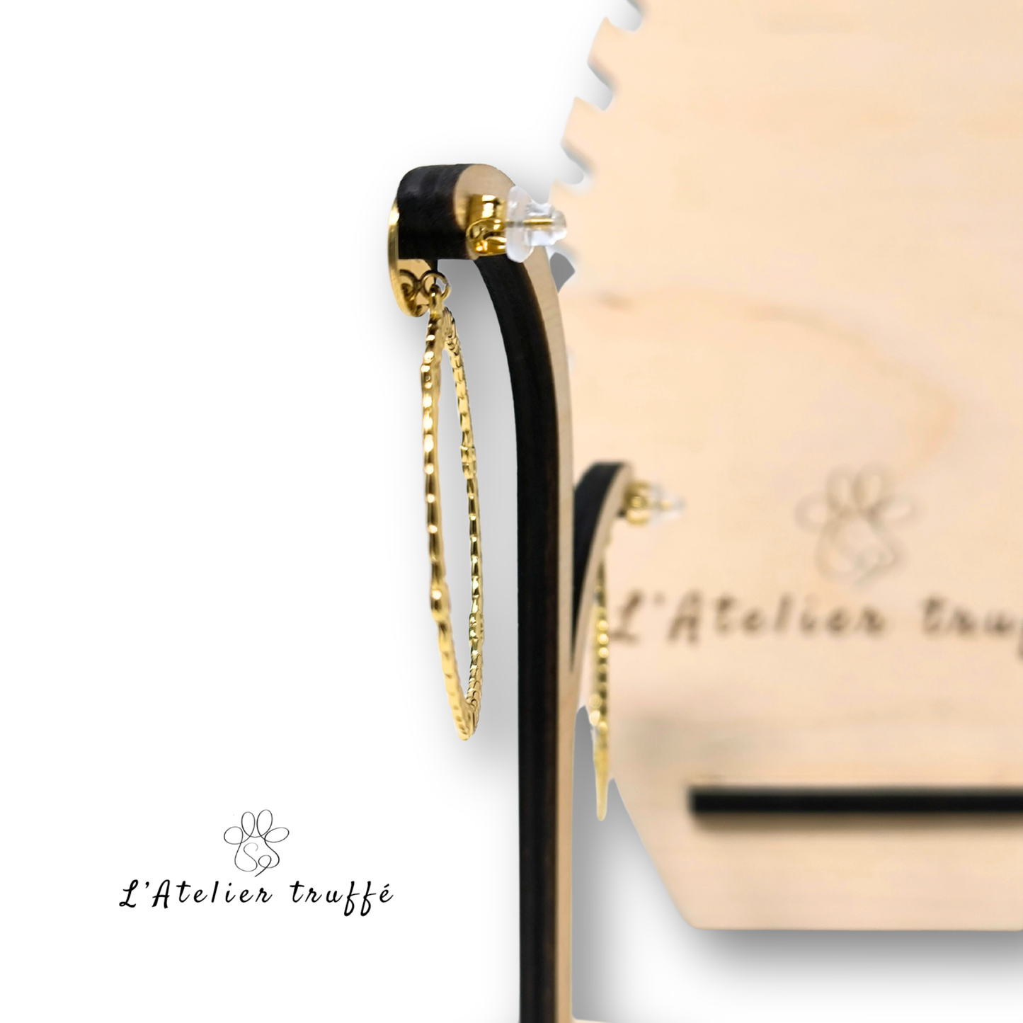 Boucles d’oreilles “Amour doré” – Bohm Paris