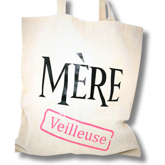 Tote bag "Mère Veilleuse rose" – Édition limitée