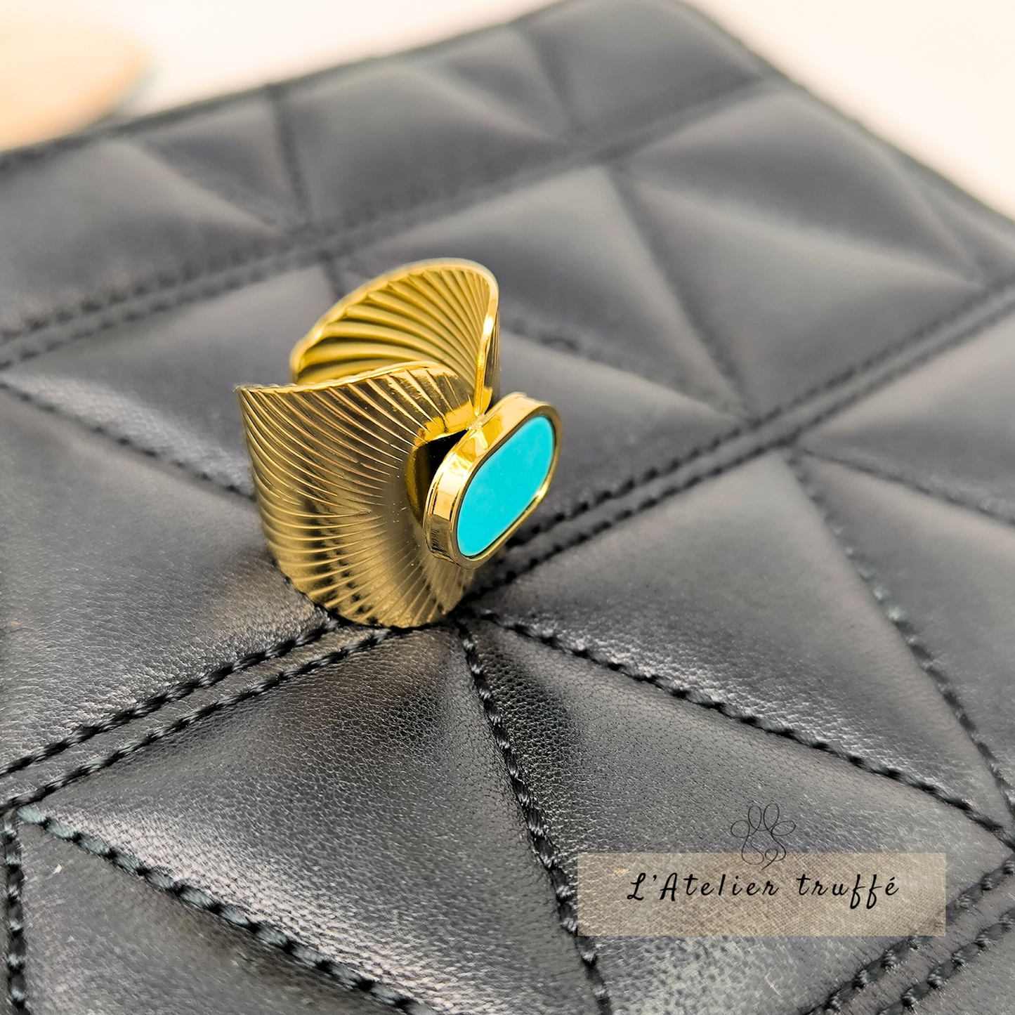 Bague “Azur Doré” – Bohm Paris