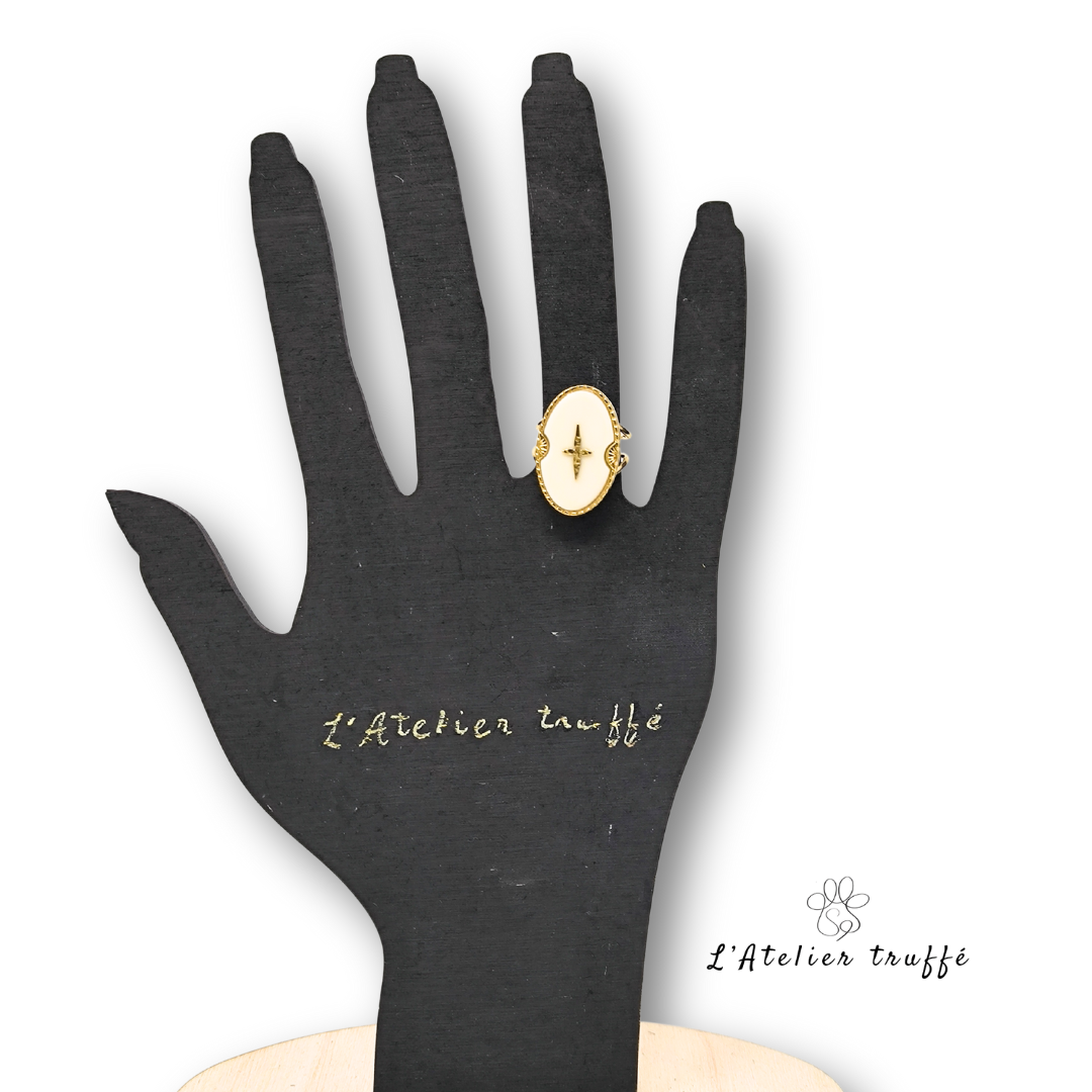 💫 Bague “Soléa Nacrée” – Bohm Paris