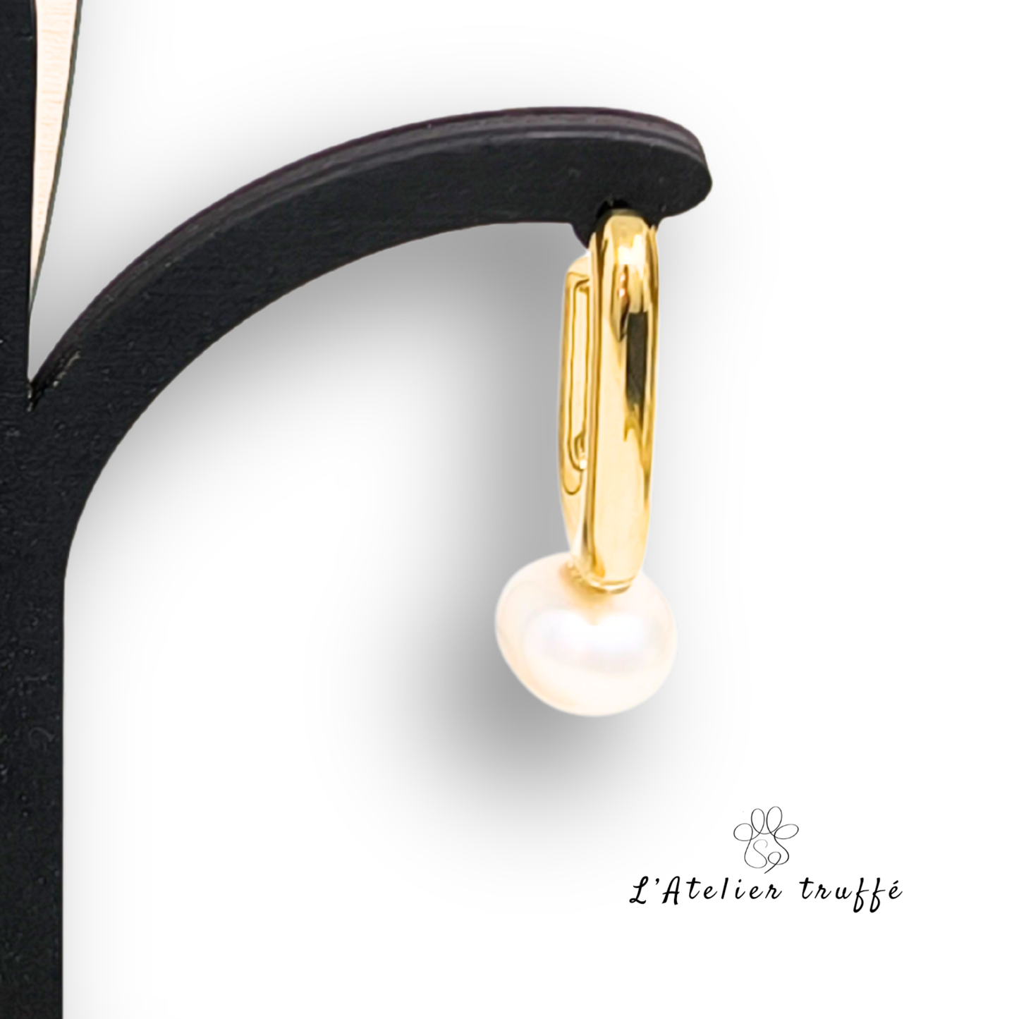 Boucles d’oreilles "Elise Dorée" - Bohm Paris