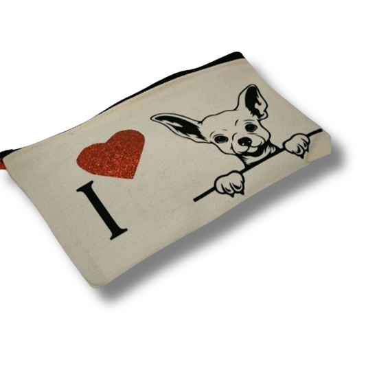 Pochette "I ❤️ Chihuahua" – Édition Limitée