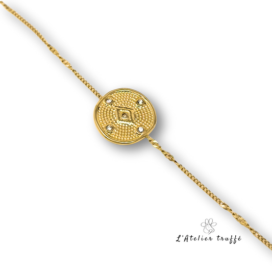 Bracelet “Élécia Dorée” – Bohm Paris