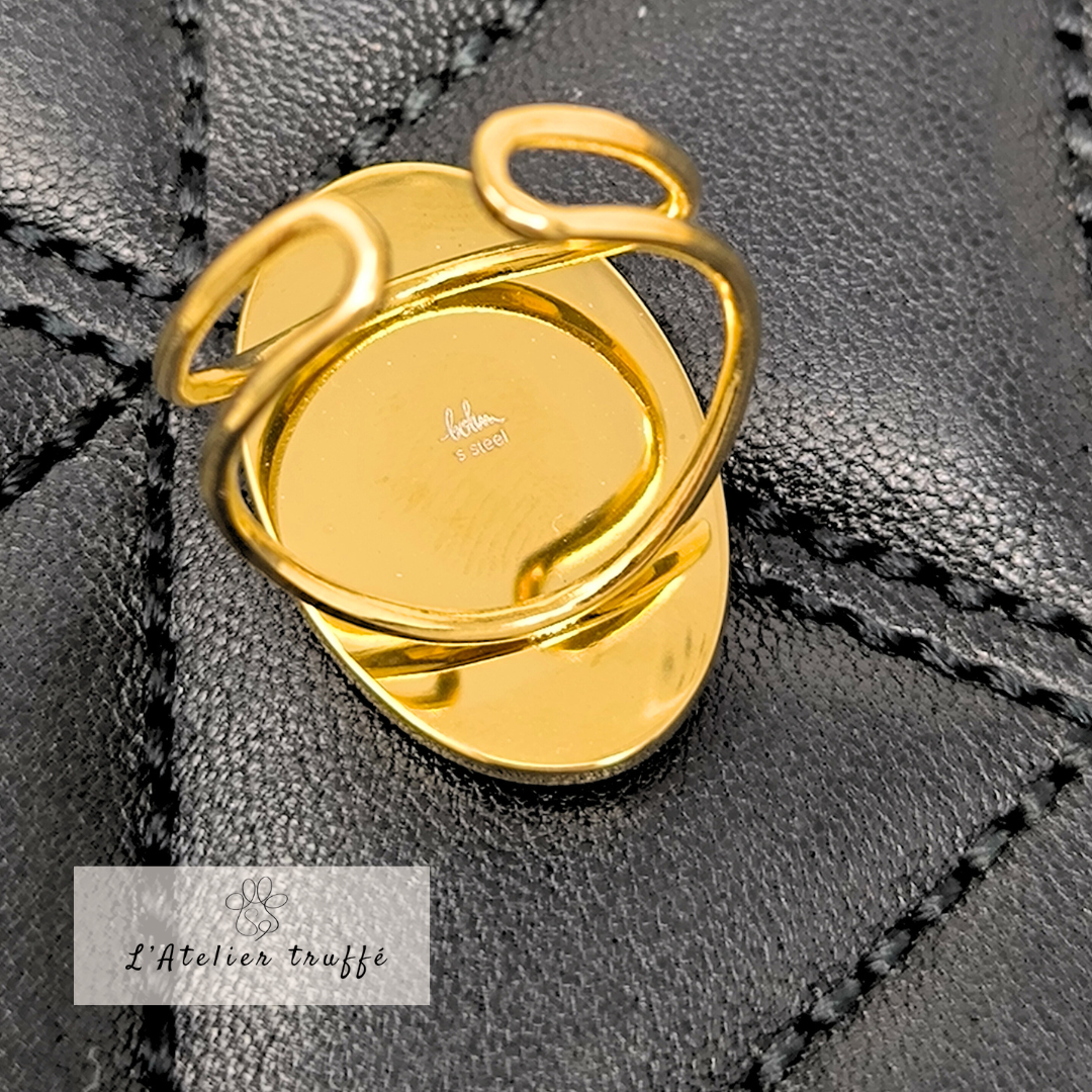 💫 Bague “Soléa Nacrée” – Bohm Paris