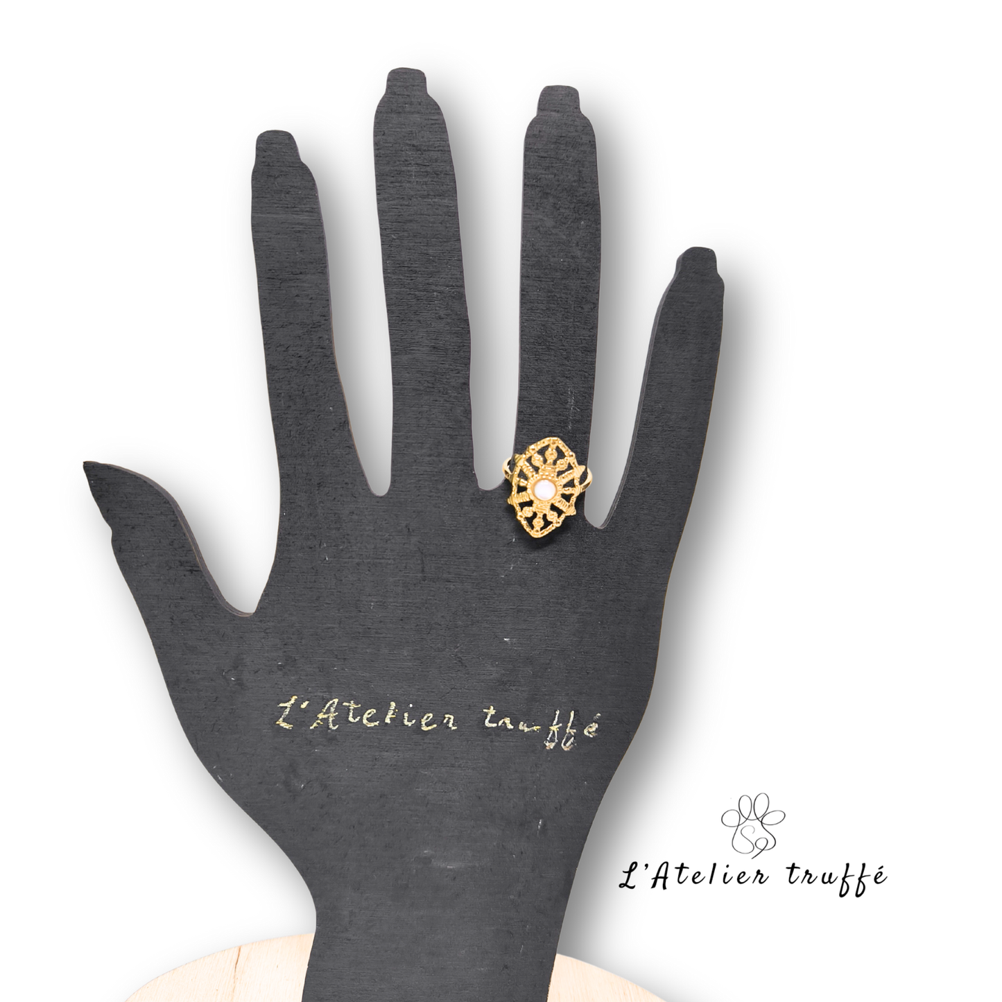 Bague Élégia Blanche – Bohm Paris