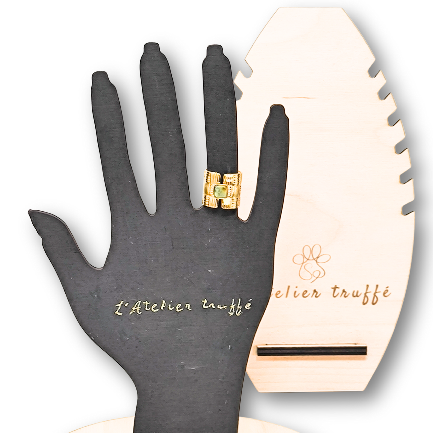 Bague “Capucine verte” – Bohm Paris