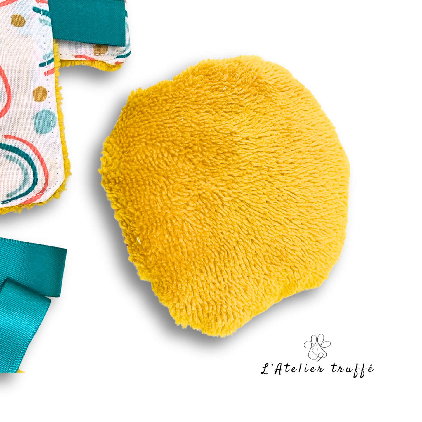 Ensemble “Arc-en-ciel” 6 lingettes + 1 éponge