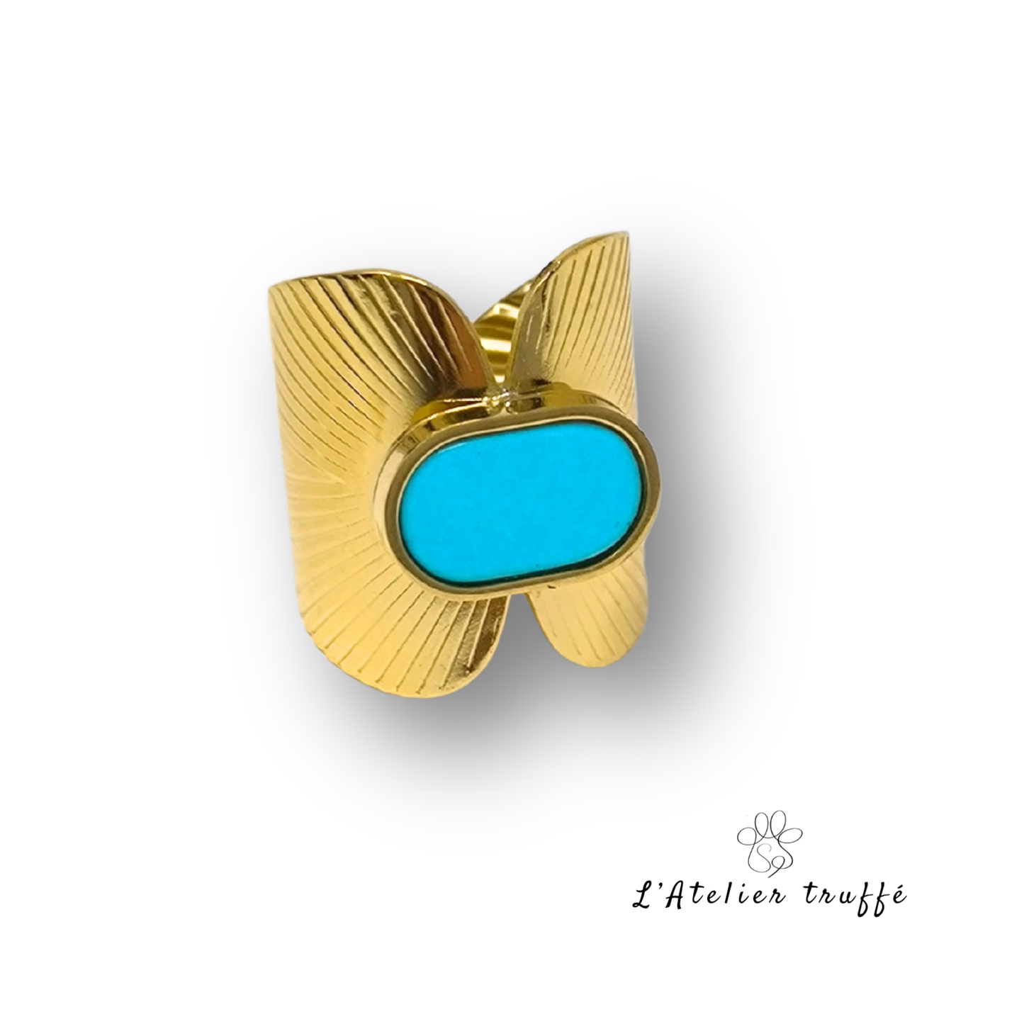 Bague “Azur Doré” – Bohm Paris
