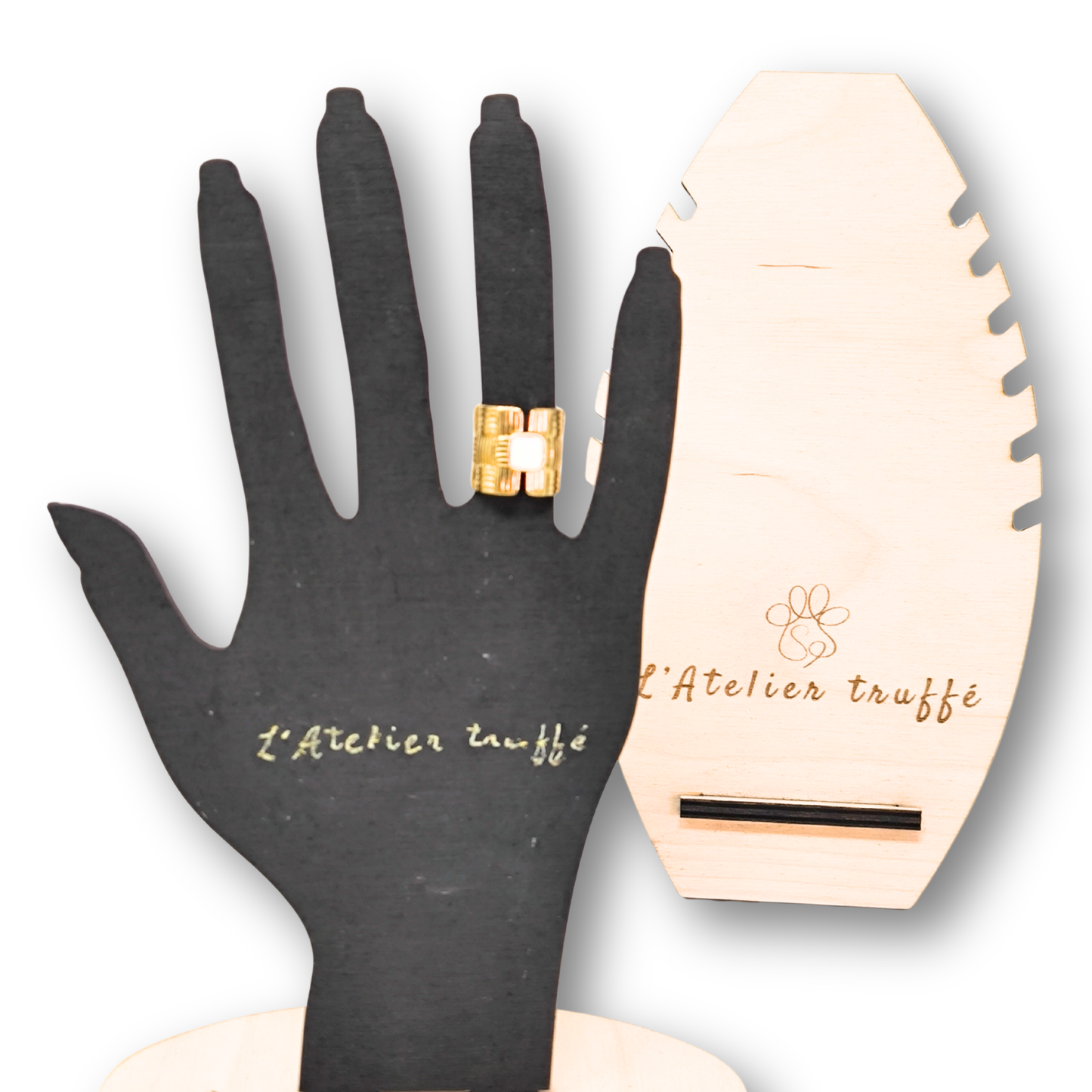 Bague “Capucine blanche” – Bohm Paris