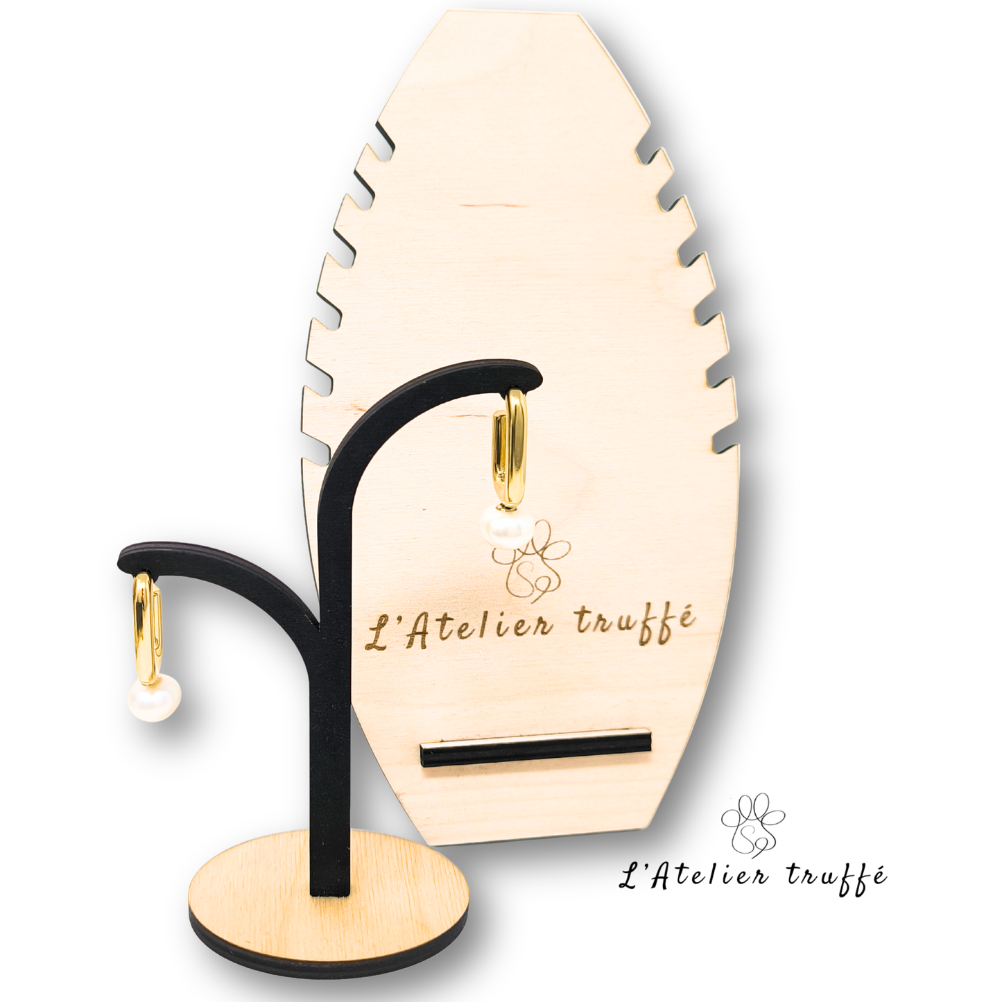 Boucles d’oreilles "Elise Dorée" - Bohm Paris