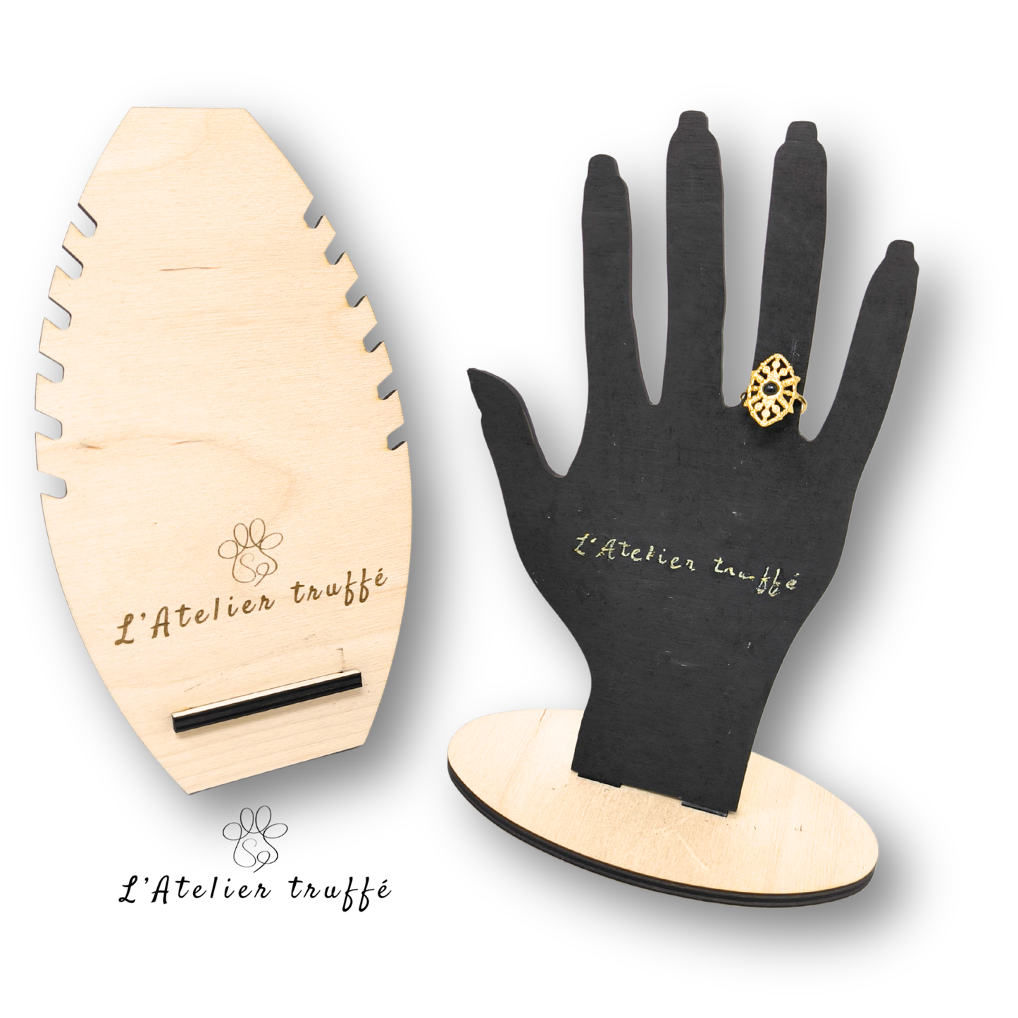 Bague "Élégia Noire" – Bohm Paris