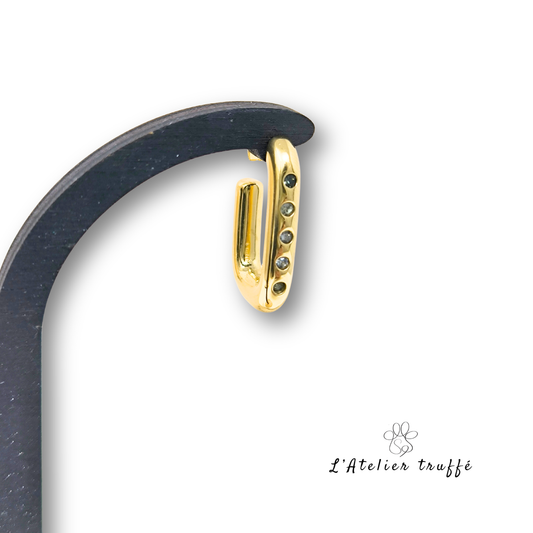 Boucles d’oreilles "Halo Doré" - Bohm Paris