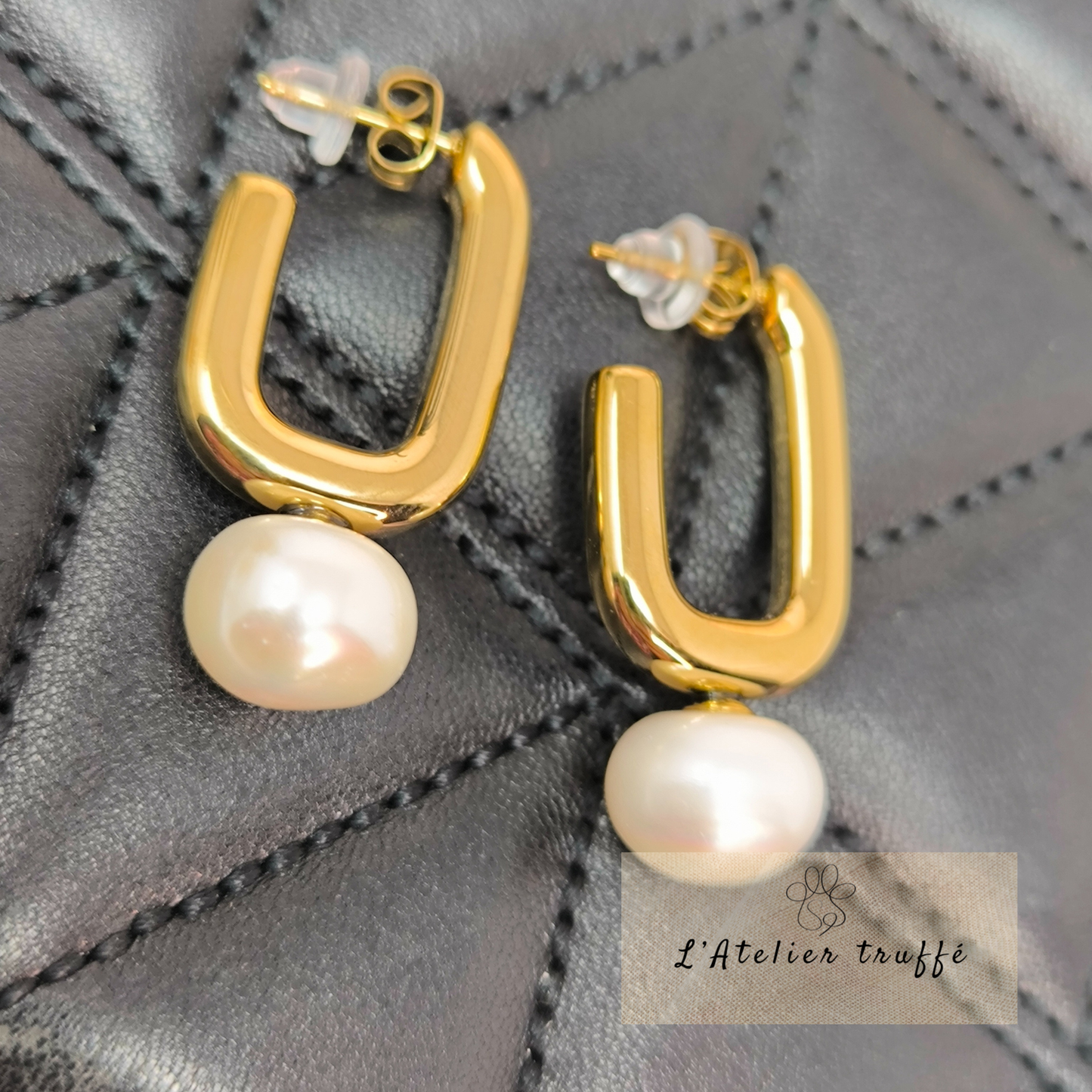 Boucles d’oreilles "Elise Dorée" - Bohm Paris