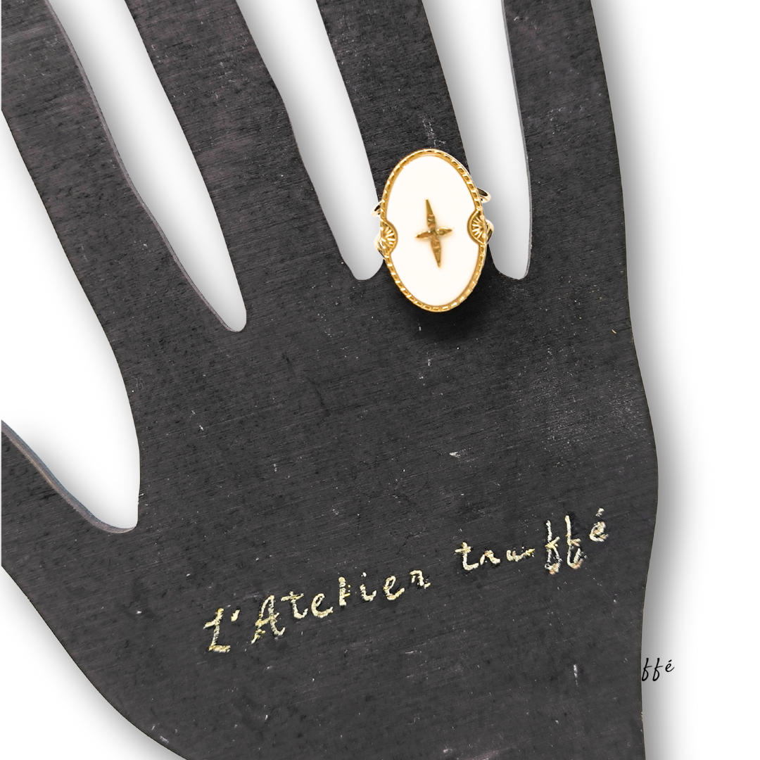 💫 Bague “Soléa Nacrée” – Bohm Paris