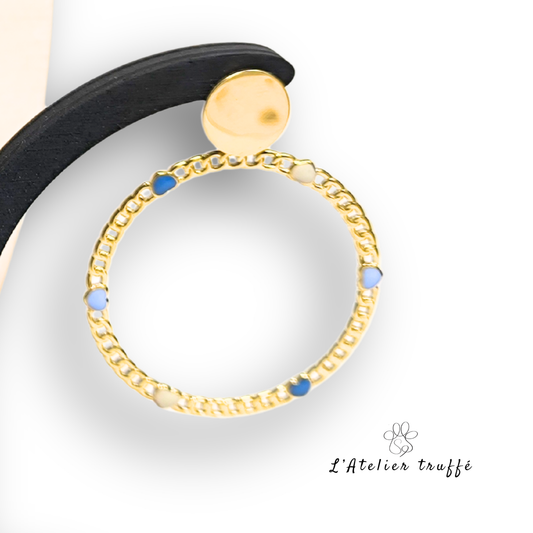Boucles d’oreilles “Ciel Doré” – Bohm Paris