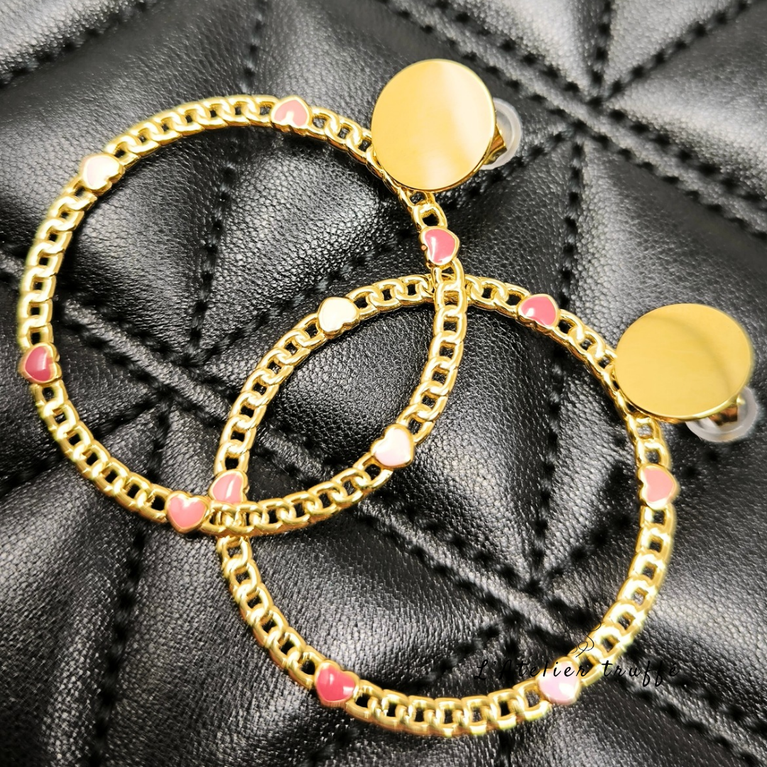 Boucles d’oreilles “Amour doré” – Bohm Paris