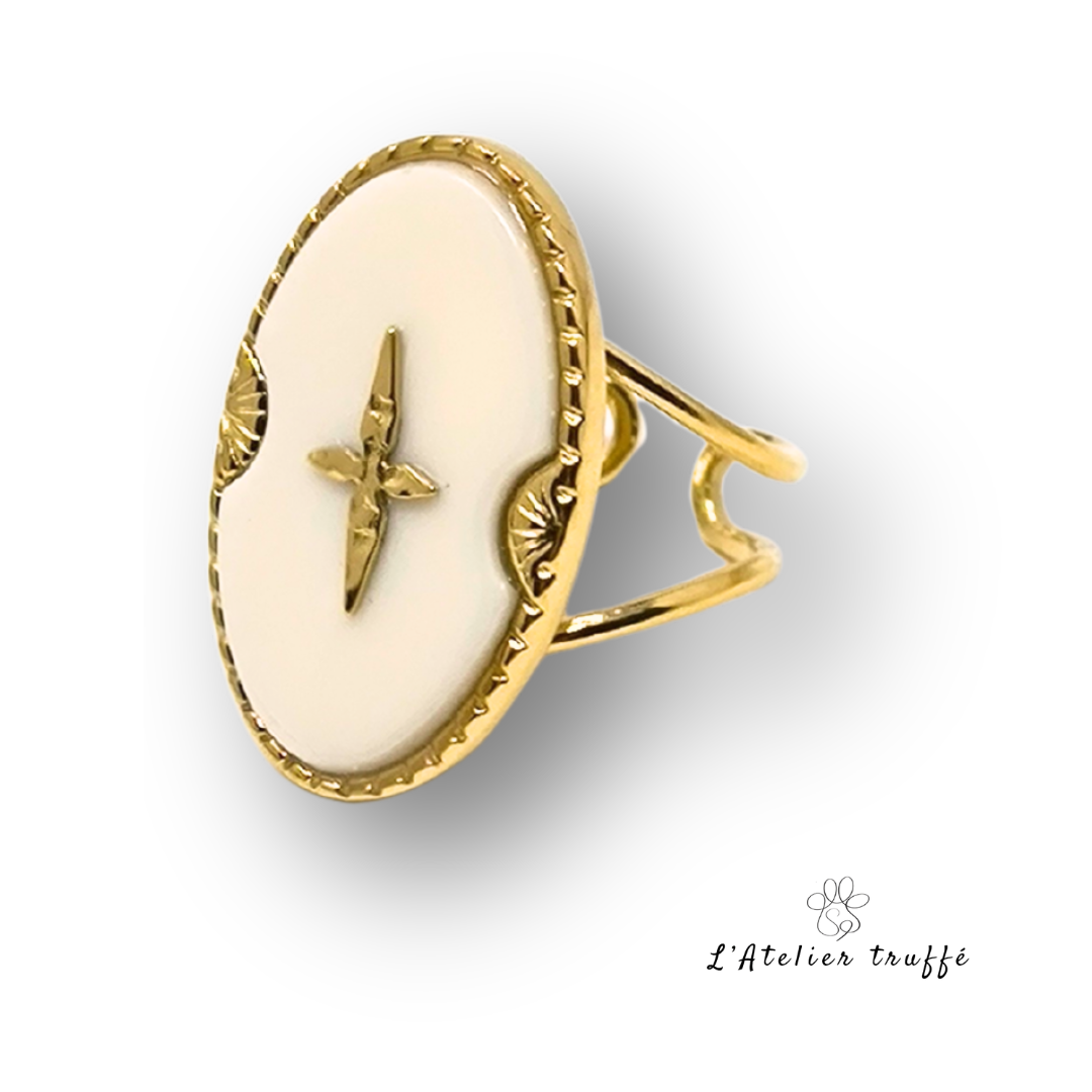 💫 Bague “Soléa Nacrée” – Bohm Paris