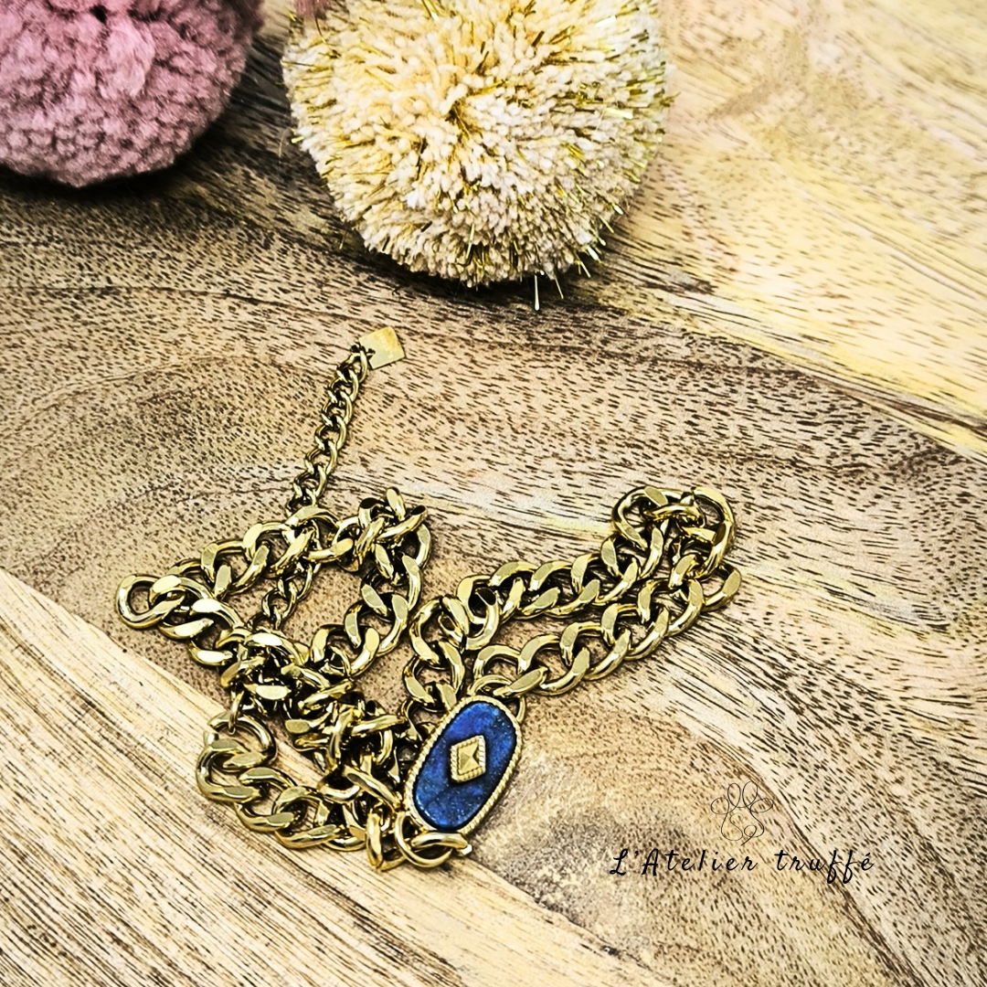 Collier "Bleu Solaire" - Bohm Paris