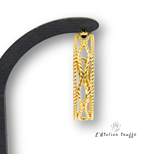 Boucles d’oreilles "Éclat Doré" – Bohm Paris