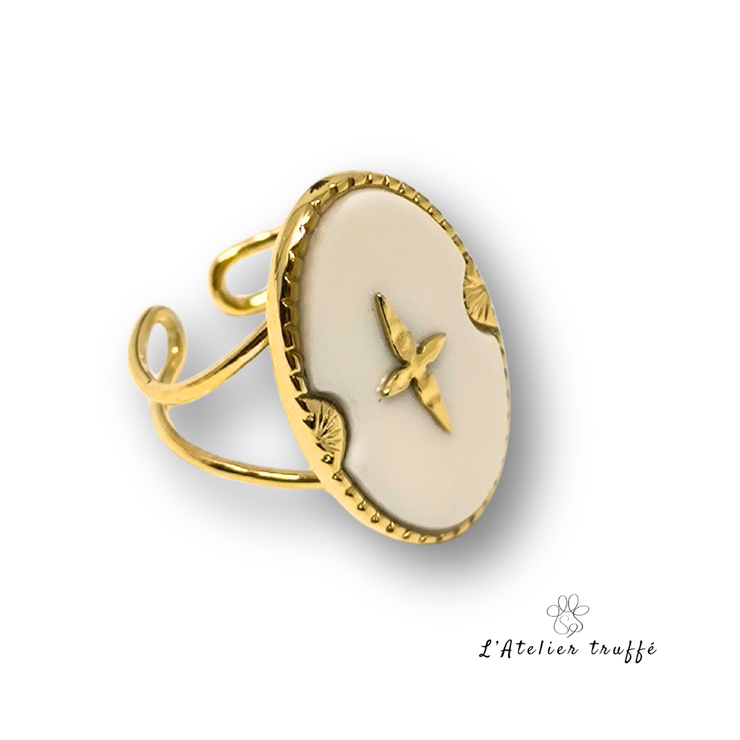 💫 Bague “Soléa Nacrée” – Bohm Paris