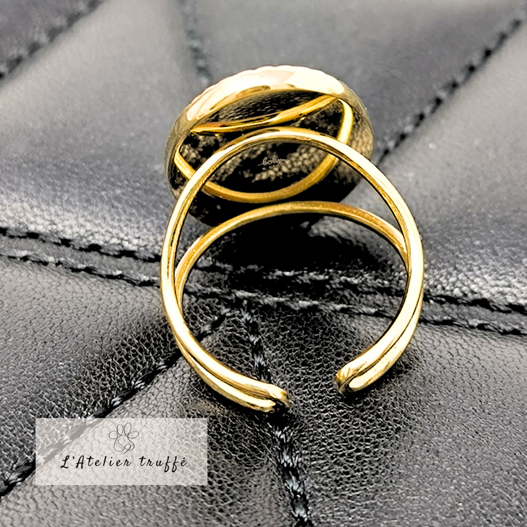 💫 Bague “Soléa Nacrée” – Bohm Paris